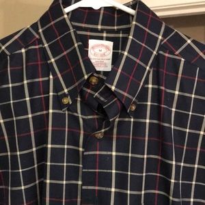 Brooks brothers plaid button down - size M